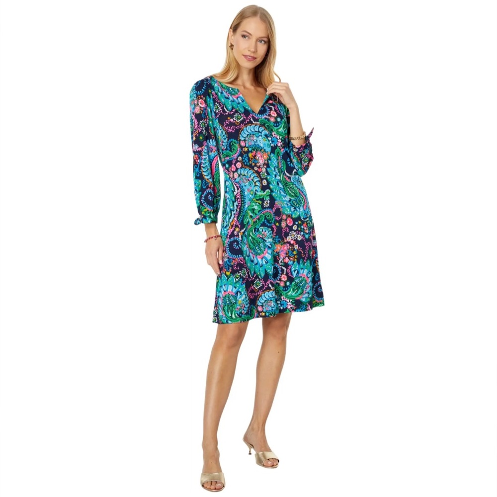 NWOT: Lilly Pulitzer Cath Dress in Multi Take Me To The Sea, size M